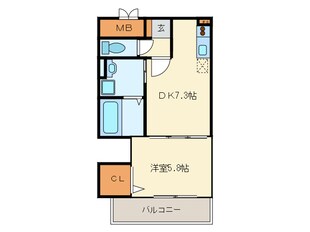 メゾンスペ－スの物件間取画像